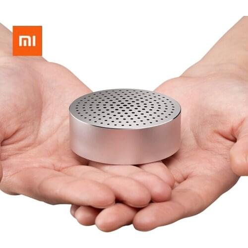 Xiaomi Portable Bluetooth Speaker Aux-in Handsfree Call Stereo Portable Wireless Mp3 Player Aluminum Frame Hands-free Speaker
