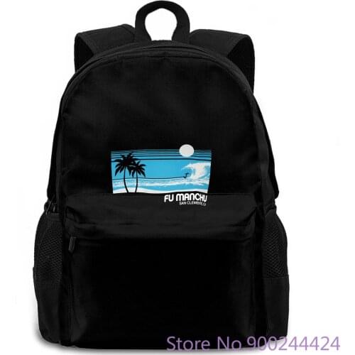 Authentic FU CHU Band Surfer San Clemente Stoner Rock NEW Text women men backpack laptop travel school adult student