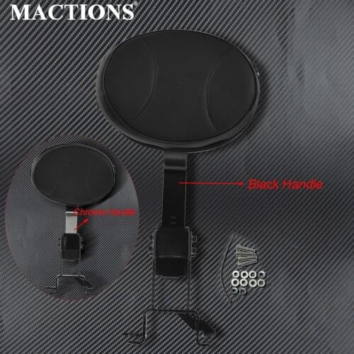 Motorcycle Plug-In Driver Nails Backrest Mounting Kit Black/Chrome For Indian Chief Classic Chieftain Roadmaster Model 2014-2018
