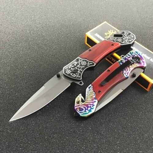 High Hardness Folding Knife Tactical Camping Survival Pocket Knife Fishing Hunting Daily Use Self Defense EDC Tools