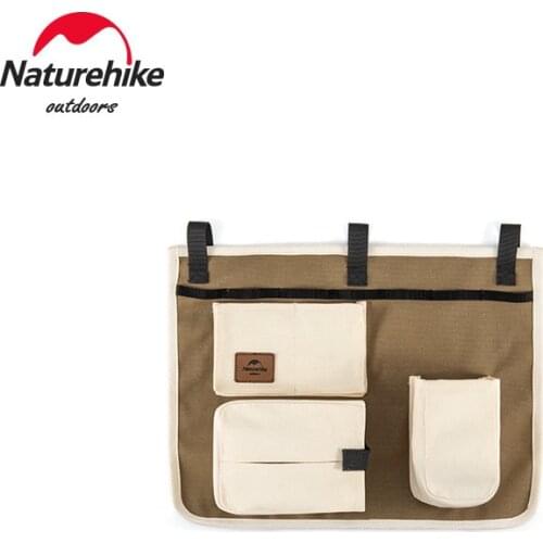Naturehike Picnic Tableware Knife Fork Spoon Storage Bag Canvas Trolley Canopy Pole Hanging Bag