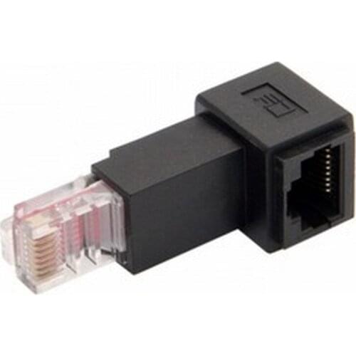 Elbow Network Cable 90-degree Network Cable Adapter RJ45 Network Cable Male To Female RJ45 Network Extension Head