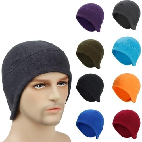 Outdoor Fleece sports Hat Men Women Camping Hiking Caps Fishing Cycling Hunting Military Tactical Warm Windproof Winter