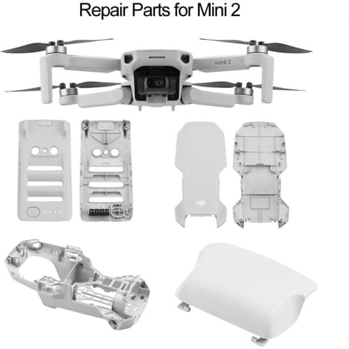 Repair Parts for DJI Mini 2 Drone Lower Middle Upper Shell Battery Cover Repair Replacement Parts for Mavic Mini 2 Accessories