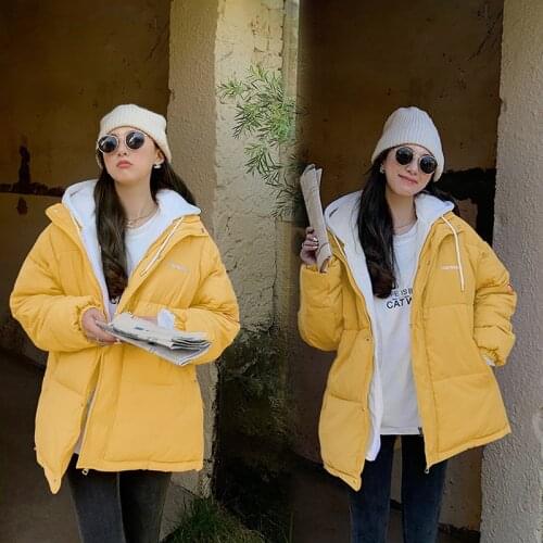 Winter for women 2021 winter wear loose down jacket and down thickened coat Winter parka with hooded 806