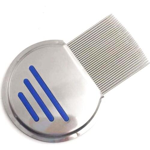 1PC Hair Brush Stainless Steel Kids Hair Terminator Lice Comb Super Density Teeth Remove Comb Hair Tool Stainless Lice Comb