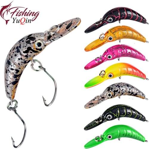 1pcs Sinking Minnow Fishing Lure Mini Crankbait Pesca Artificial Hard Bait Swimbait Wobbler Lures Winter Fishing Tackle