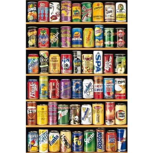 100% Full DIY 5D Diamond Painting Various Cola Cans Cross Stitch Diamond Embroidery Patterns rhinestones Diamond Mosaic KBL