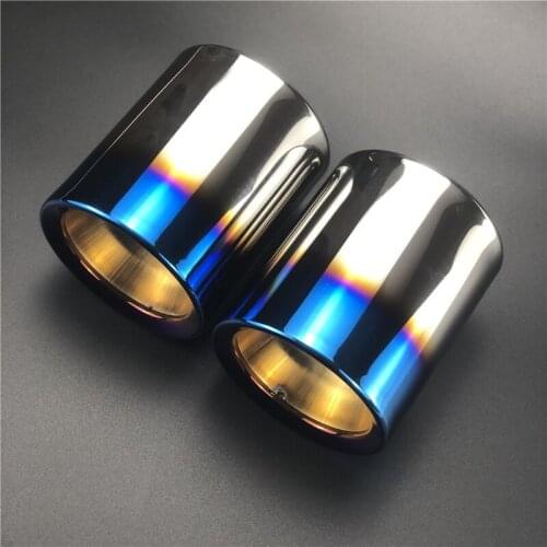 2pcs For Mini Cooper R55 R56 R57 R58 R59 R60 R61 F54 F55 F56 F57 F60 Car Exhaust Tip Muffler Pipe Cover Car Accessories