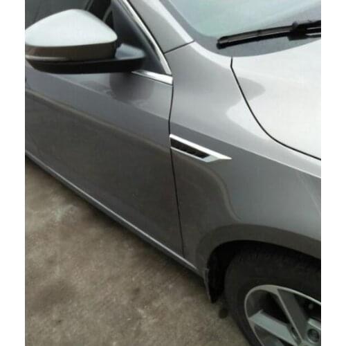 Car Original Side Wing Fender Door Emblem Badge Sticker Trim Car Styling 2Pcs/Set For Skoda Octavia 2015 2016 2017 2018