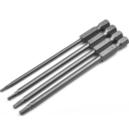 4pcs 1/4 Hex Shank Magnetic Head Quick Connection Screw Driver Screwdriver Bits 1.5/2.0/2.5/3.0mm Hot