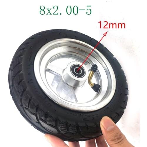 8X2.00-5 wheel hub for Pocket Bike MINI Electric Wheelchair Motor Tubeless Tyre