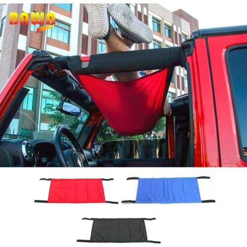 BAWA Car Covers For Jeep Wrangler 1997-2018 YJ/TJ/JK/JL Automatic Car Covers Hammock Tent Net Top Roof Storage Car Cover