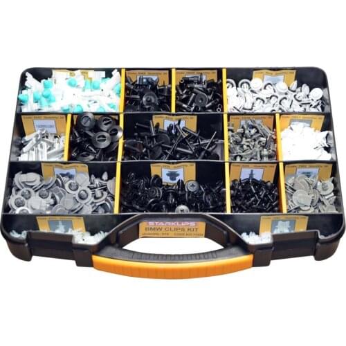 Bmw Clips Bag of 975 Parts + Car fastener for-Push Pin-Trim Rivet