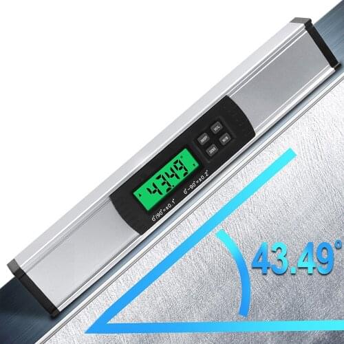 Digital Protractor Angle Finder Aluminum Alloy Electronic Level 360 Degree Inclinometer With Magnets Level Angle Slope Tester