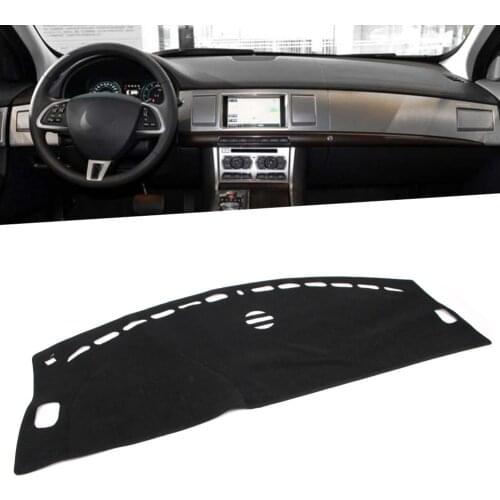 Car Dash Mat Dashboard Cover Dashmat Black For Jaguar XF 2009 2010 2011 2012 2013 2014 2015 LHD