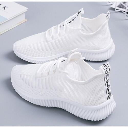 Women Sports Shoes Sneakers Lace-Up Wedge Womens Vulcanized Shoes Casual Platform Ladies Sneakers Comfy Females Shoes