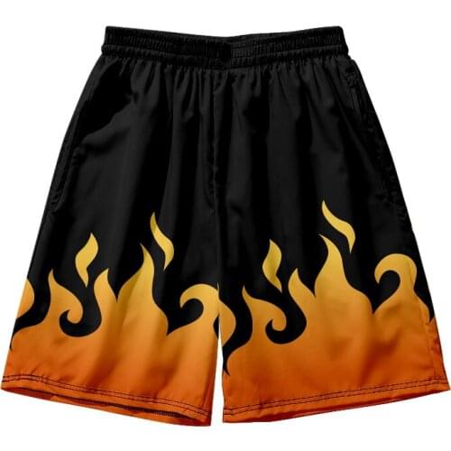 WAMNI Summer Anime Beach Shorts Streetwear Hip Hop 3D Shorts Harajuku Man Woman Cartoon Loose Cool Elastic Ball Pant Short Homme