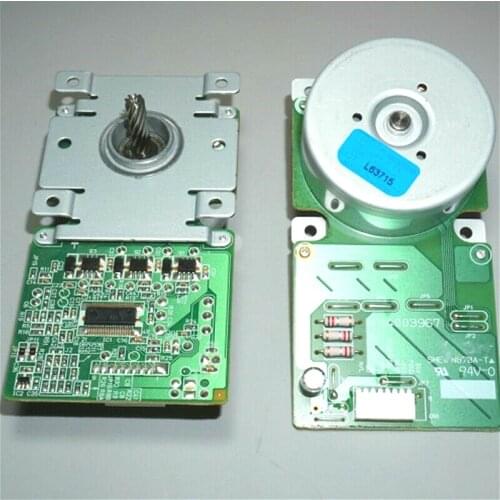 Micro Double Ball Bearing Outer Rotor Brushless Motor 12-24V 4500RPM Built-in Drive Frequency Speed Regulation for Photocopier