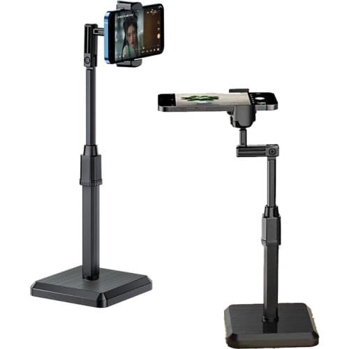 Multi-Functional Phone Holder Stand Live Broadcast Retractable Smartphone Bracket Desktop Table Clip Cell Mount Support