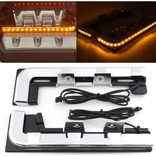 NEW Chrome LED Engine Lighting Panels Motorcycle Accessories For Honda Goldwing Gold wing GL1800 GL 1800 2018 2019 2020 2021
