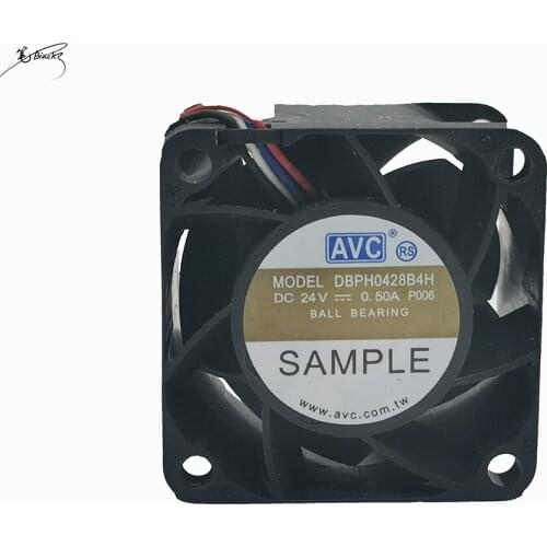 New original AVC / Qihong DBPH0428B4H 4028 4cm 24V 0.50a server chassis double ball fan