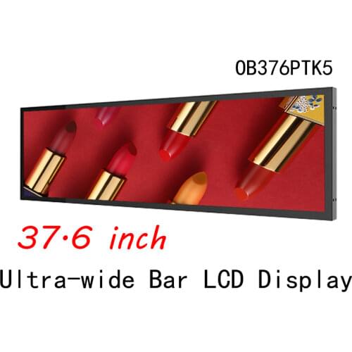 Obeytec Bar LCD screen 37.3 inch Android display monitor, 1920*192 FHD, View Area 919.3*163.2 mm, 1+8G