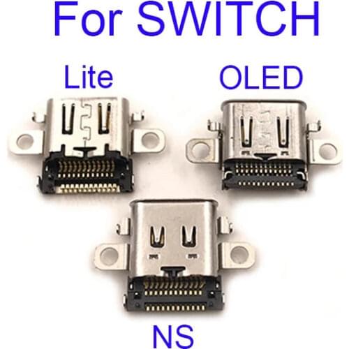 Original charging port For Nintendo Switch / Switch lite Console Charging Port Power Connector Type-C Charger Socket