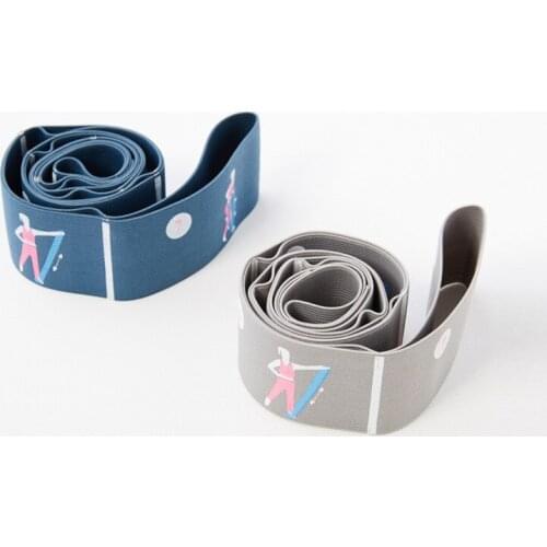 Polyester yarn + latex silk Multi-tasking and paragraph elastic band Yoga elastic belt/Resistance Bands Fitness resistance bands