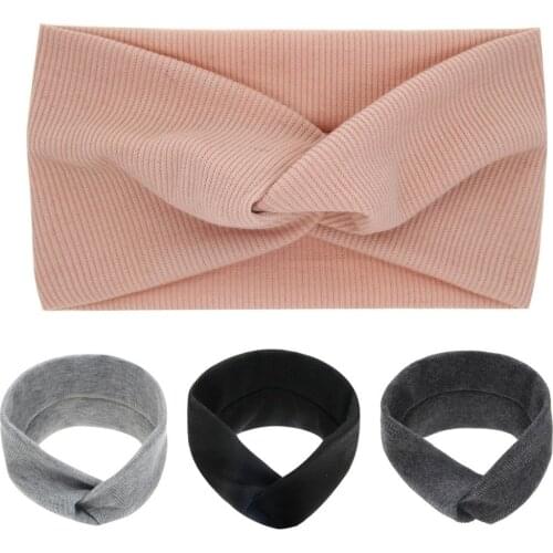 Baby Girls Headband Top Knot Elastic Turban Hairband Kids Head Wrap Ears Warmer Headwear Girls Headbands Hair Accessories