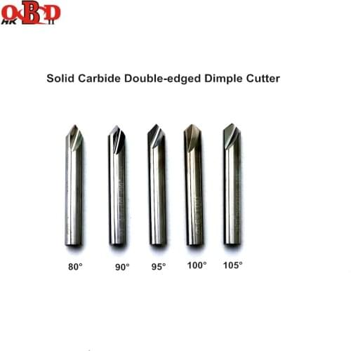 Raise Carbide Double-edged End Mill Cutter 80/90/95/100/105 Degree for Vertical Key Copy Cutting Duplicating Machine Parts Drill