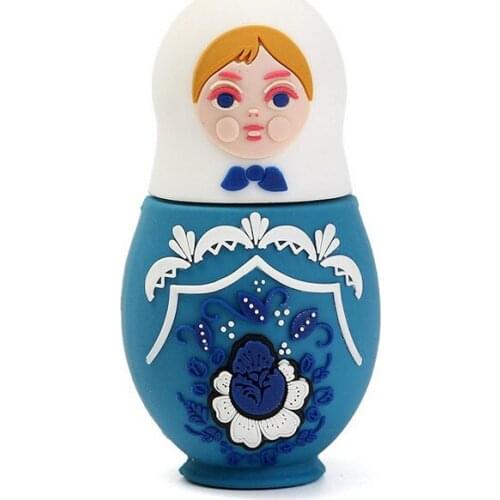 Moveski UV-P03 USB 3.0 Flash Drive Blue Russian Style U Disk For PC, Notebook, MAC-64GB