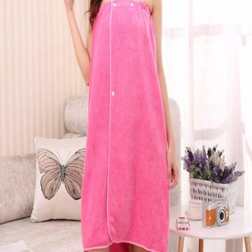 Womens sexy Fast Drying Bath Skirt Microfiber Beach Spa Bathrobes Tube Top Sauna Clothes Bath Towel Absorbent