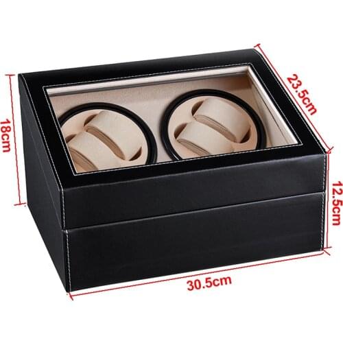 10 WOODEN Watch Winder Box Case Automatic MECHANICAL Reloj Winding Motor Organizer Uhrenbeweger WOOD Watchwinder Jewelry Casket