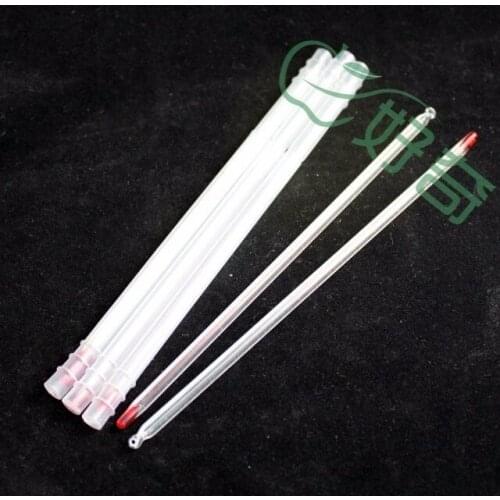 10 pcs a lot educational equipment Chemical laboratory equipment glass temperature meter free shipping