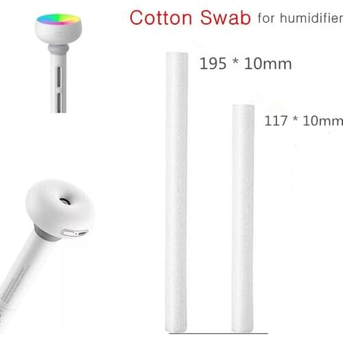 10 Pieces 195*10mm 117*10mm Air Humidifiers Filters Cotton Swab for Donut Humidifier USB Aroma Diffuser Mist Maker Replace Parts