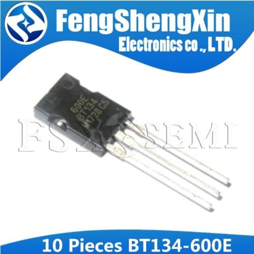10pcs/lot BT134-600E BT134-600 Triacs sensitive gate TO-126