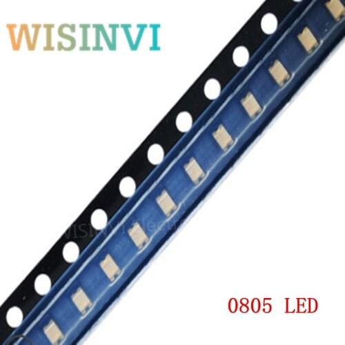 1000pcs 0805 SMD LED diodes Ultra Bright light red yellow blue white Green full reel