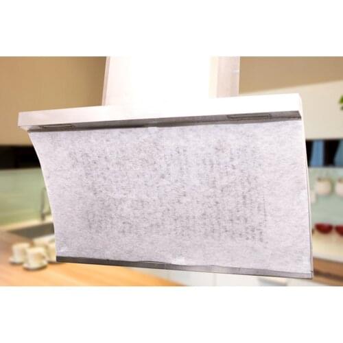 2 Pcs/Bag Clean Cooking Nonwoven Range Hood Filter Kitchen Oil Filter Papers For Exhaust Hood Kitchen Cleaning Tools