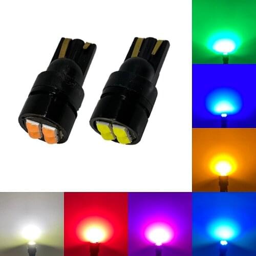 2pcs Signal Lamp Super Bright T10 W5W 168 194 LED Car Interior Reading Light 3030 4SMD W5W 12V Led Auto Wedge Parking Bulb