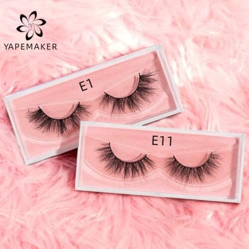 3D Mink Lashes mink Eyelashes 100% Cruelty free Lashes Handmade Reusable Natural Eyelashes Popular False Lashes