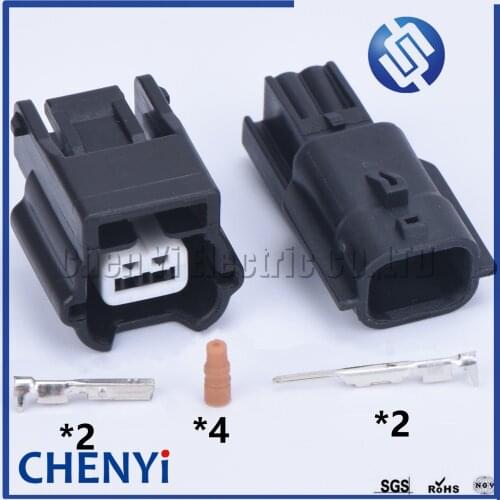 5 Sets 2 Pin Male or Female ABS Sensor Plug Automotic Waterproof Electronic Connector 7282-8851-30 7283-8851-30 For Nissan