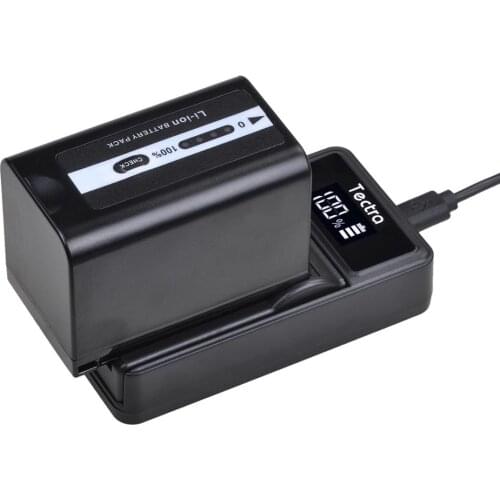 5600mAh 1PCS VW-VBD58 AG-VBR59 Battery+Charger for Panasonic AJ-HPX260MC,HPX265MC,PX270,PX298,AG-FC100,VW-VBD29 VBD78 battery
