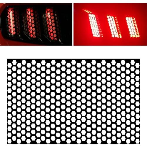 Car Rear Tail Light Honeycomb Stickers Taillight Lamp Cover for Lada Granta Kalina 2 1 Priora Vaz Niva Largus 2110 2114 4x4 Xray