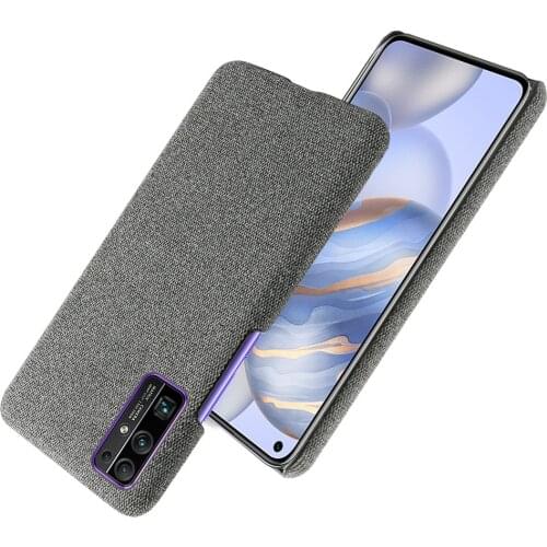 Slim Cloth Texture Cover For Huawei Honor 30 BMH-AN10 Case Fabric Antiskid Capa For Huawei Honor30 Pro EBG-AN00 30S 30 Plus AN10