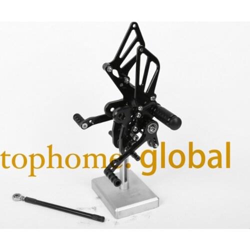For Suzuki GSX1300R 1999 - 2013 Hayabusa Black CNC Rearsets Foot Pegs 2000 2001 2002 2003 2004 2005 2006 2009 2010 2011 2012