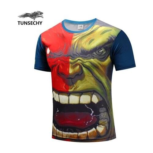 Creative hot-selling new fashion 3D digital printing T-shirt summer breathable and comfortable men and women with short sleeves