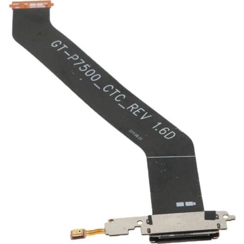 For Samsung Galaxy Tab 10.1 GT-P7500 P7510 Charging Flex Cable Repair Part Charger Port Dock Connector With Microphone V1.6D