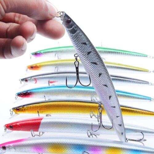 1PCS 18cm 26g Artificial Fishing Lifelike Lure Minnow Crankbait Wobbler Swim Bait