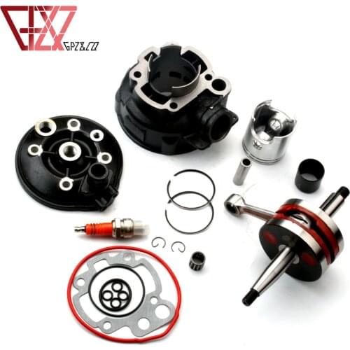 90cc 49mm Big Bore Cylinder Kit & Racing Crankshaft For Yamaha DT 50 DTR Enduro DTX SM TZR 50cc AM6 Minarelli 2T 1E40MB Engine